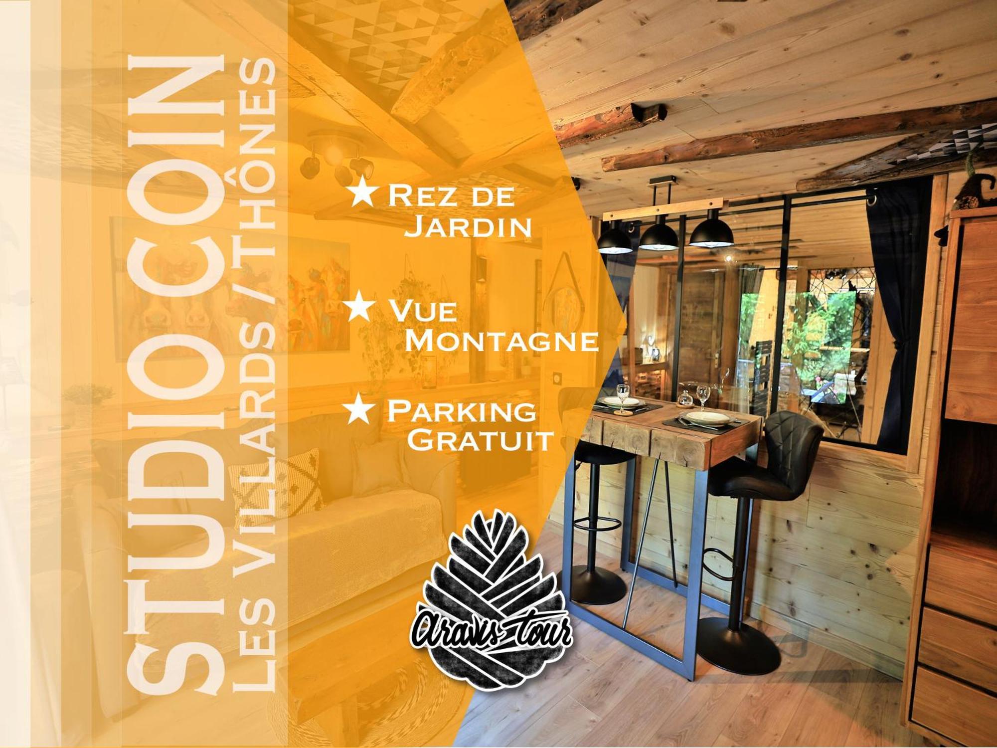 Studio Du Coin - Vue Montagne, Au Calme, Terrasse - Aravistour Les Villards-sur-Thônes Zewnętrze zdjęcie